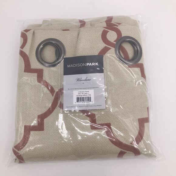 Madison Park Saratoga Grommet Window Panel New - Picture 2 of 4